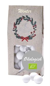 Chrunchy Snekugler med Marcipan Økologisk fra Aalborg Chokoladen 90 g    